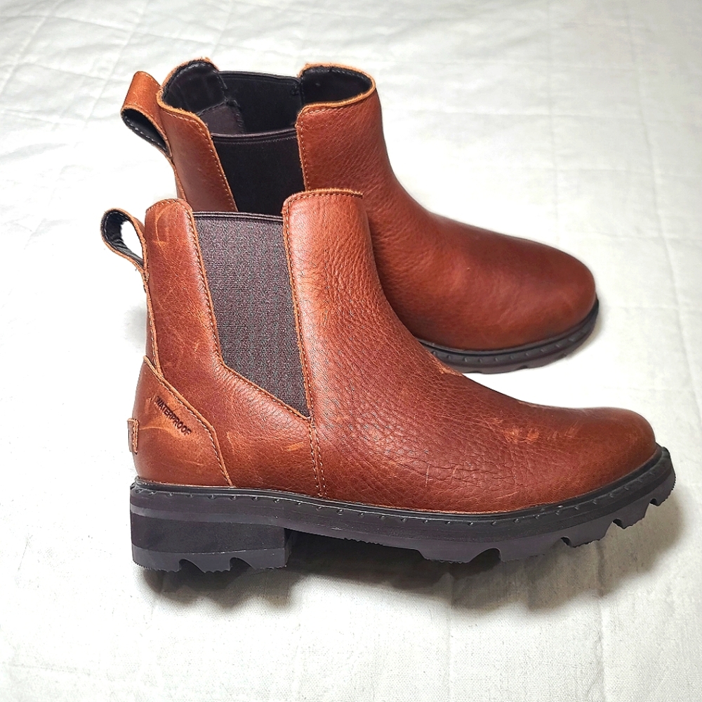 Brown Leather Chelsea Boots - Women's Classic Chelsea
